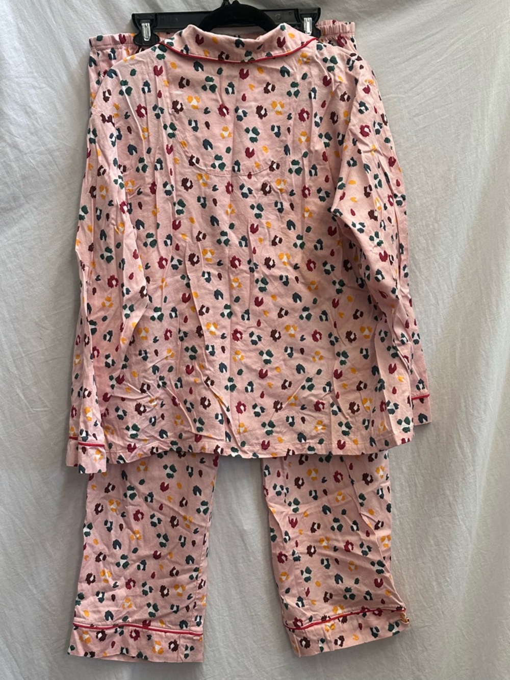 BedHead Pink Spot-Print Pajama Set with Multicolor Accents - Picture 8 of 8